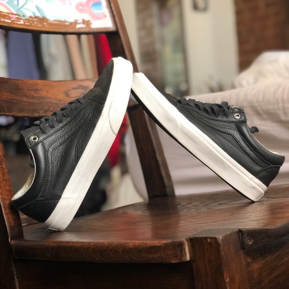 Leather Old Skool Vans - Picture 4 of 6